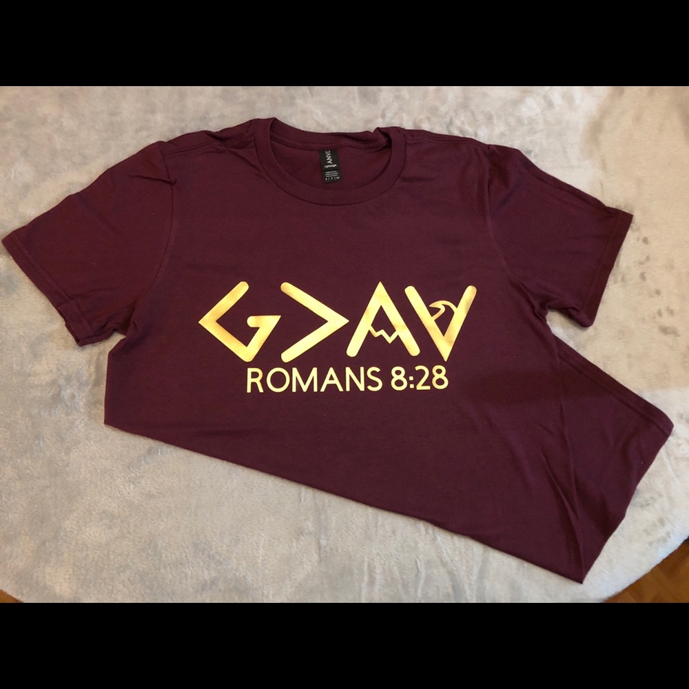 ROMANS 8:28 unisex t-shirt
